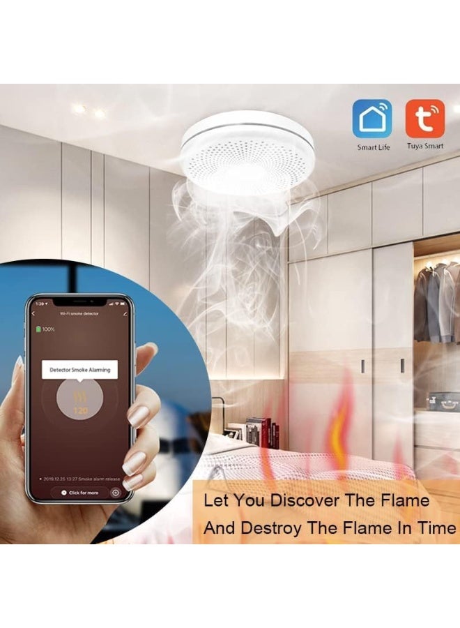 UanTii 2 In 1 Carbon Monoxide & Smoke Alarm Fire Alarm Smoke Detector - Image 4